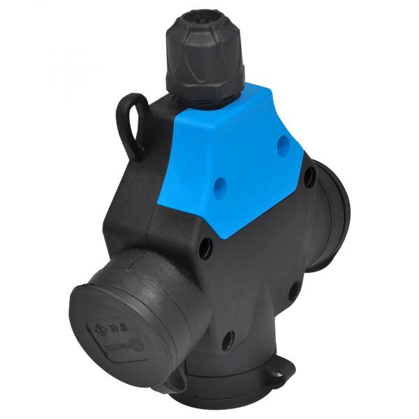 Schutzkontakt 3-Fach Steckdose (Einphasig) IP44